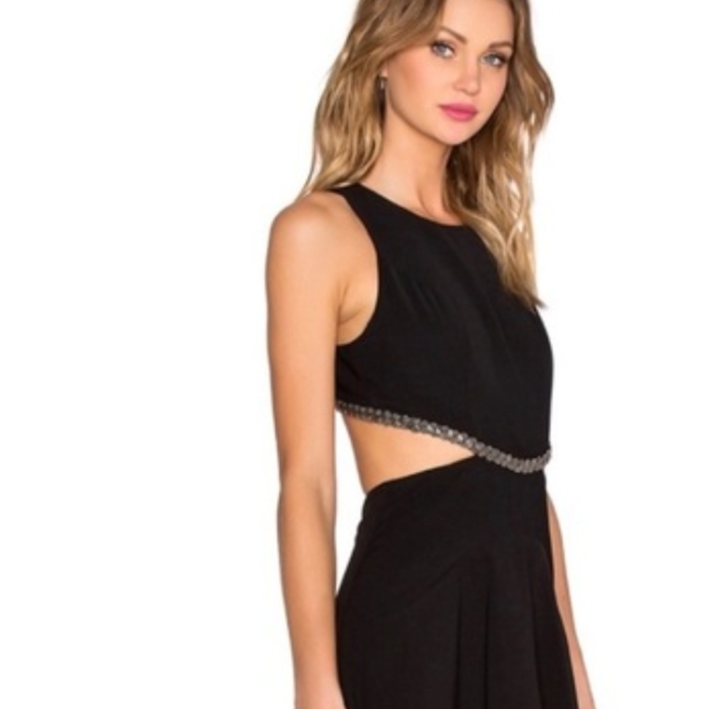 NBD Beaded Cutout Party Black Prom Summer Women's Dress Size Xs - Picture 3 of 8